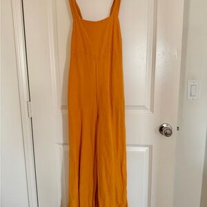 Peter Som Mustard Yellow Jumpsuit